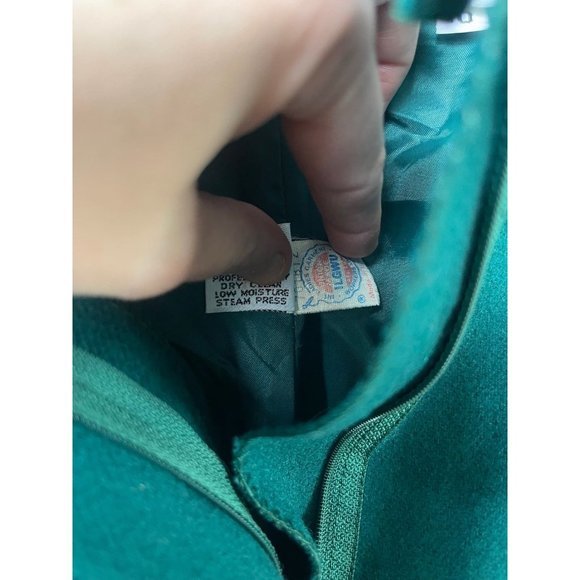 Vintage women’s hunter green size 10 Russ‎ 100% wool pants - Picture 6 of 9